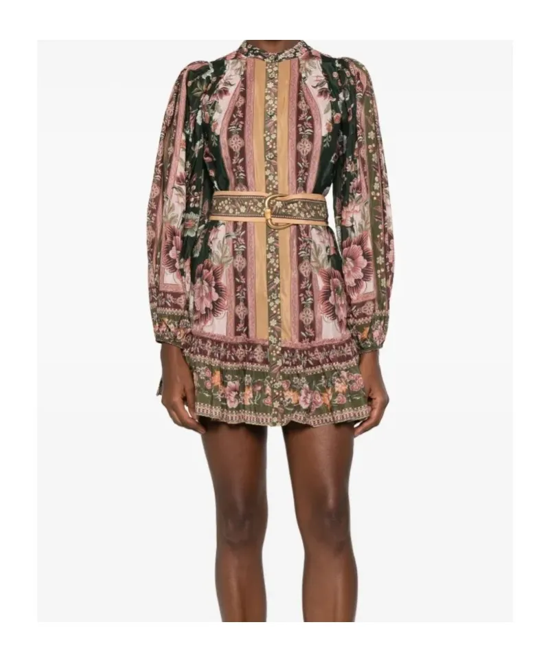 Floral Belted Dress