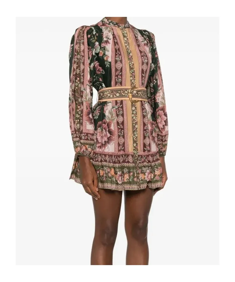 Floral Belted Dress