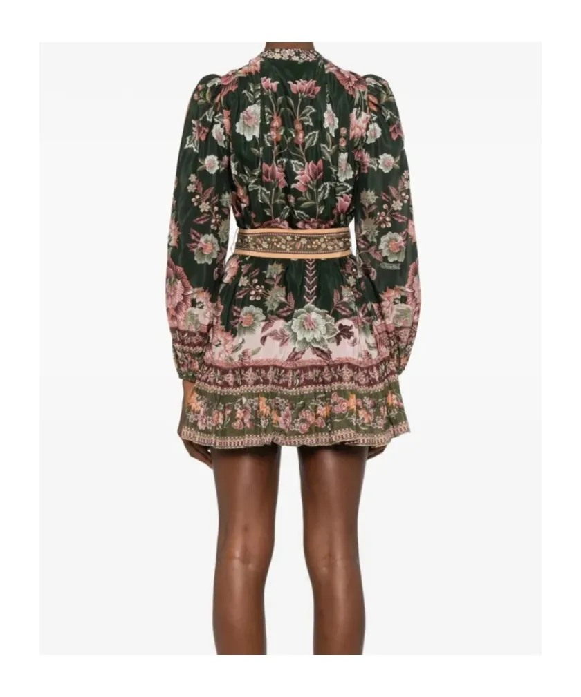 Floral Belted Dress