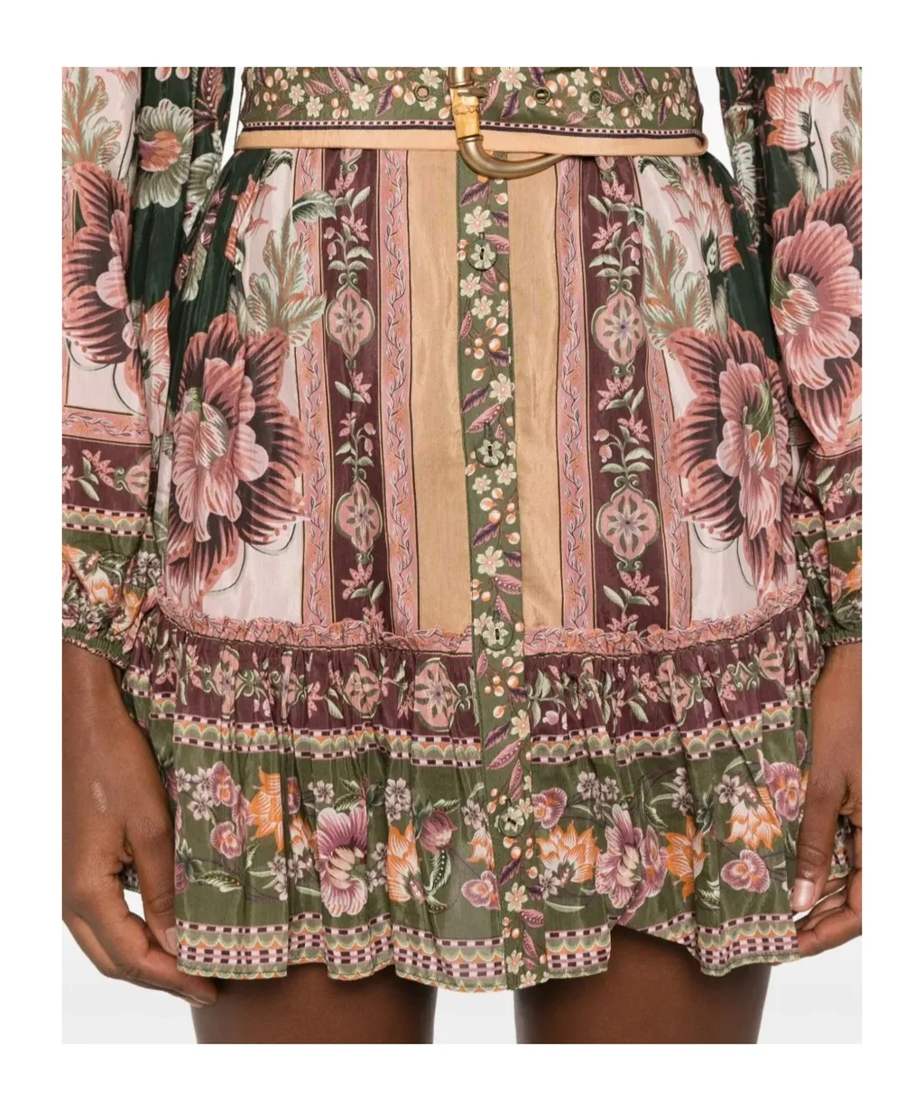 Floral Belted Dress
