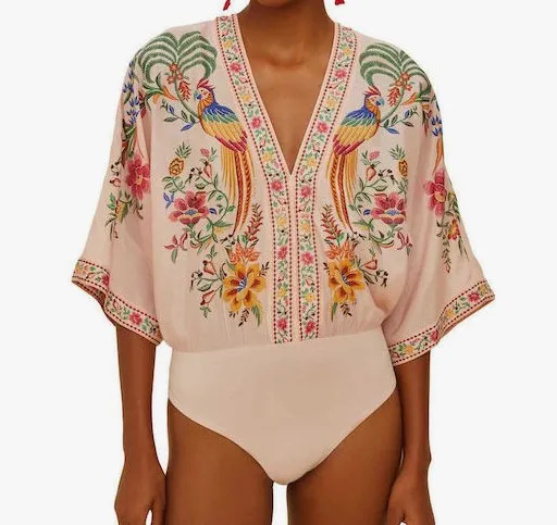Patterned Bodysuit