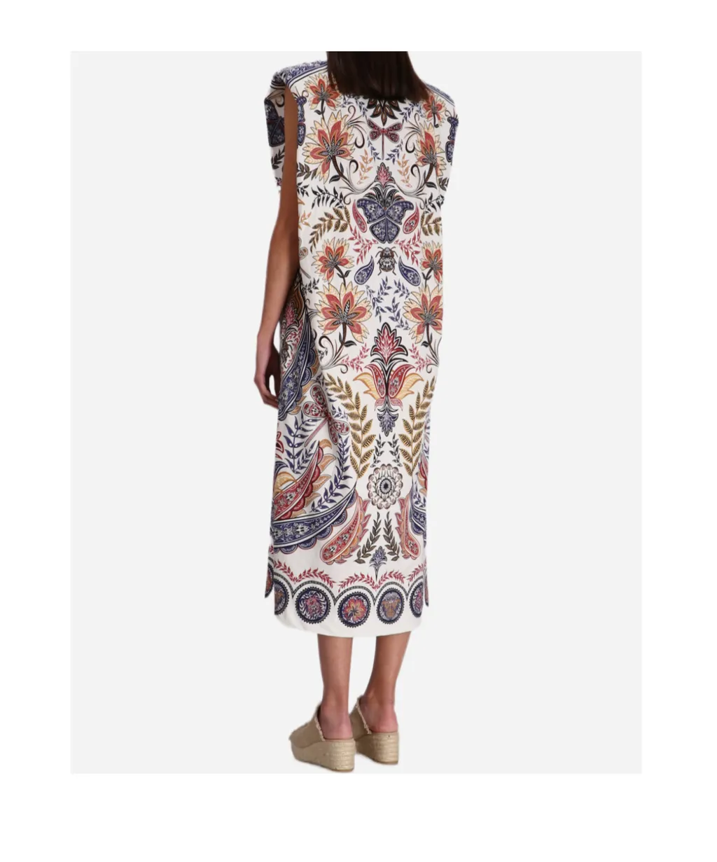 Boho Glam Floral Midi Dress