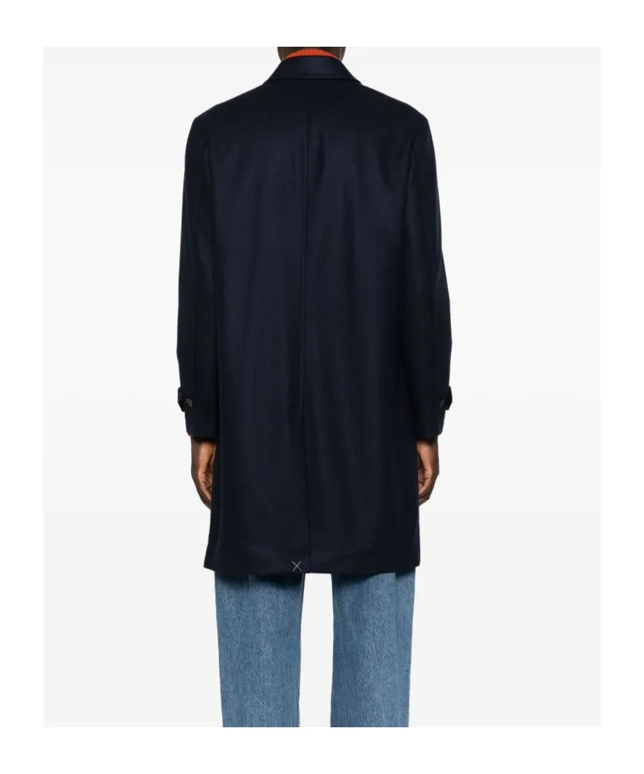 Three-Button Wool Coat