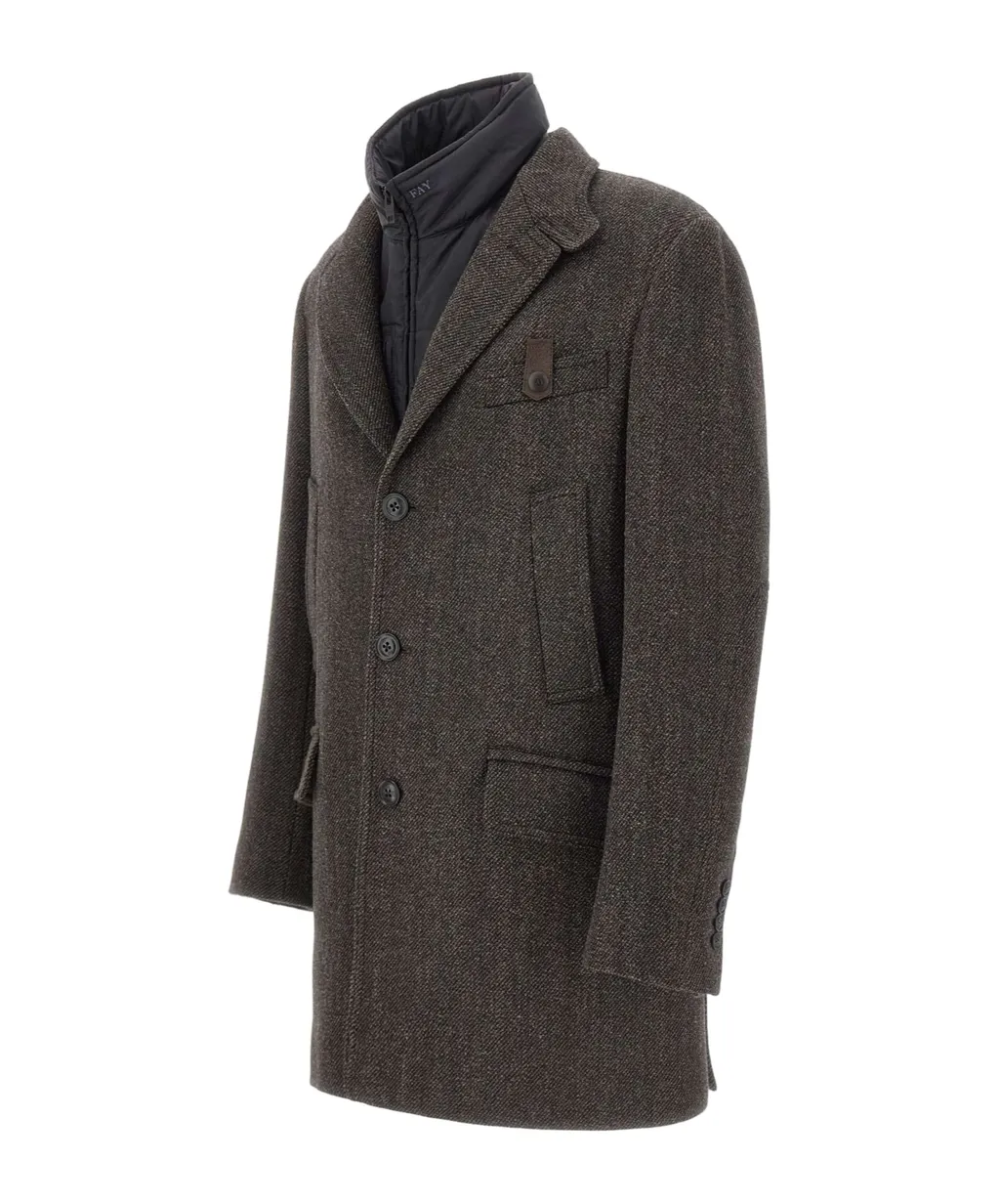 Double-Breasted Wool Coat