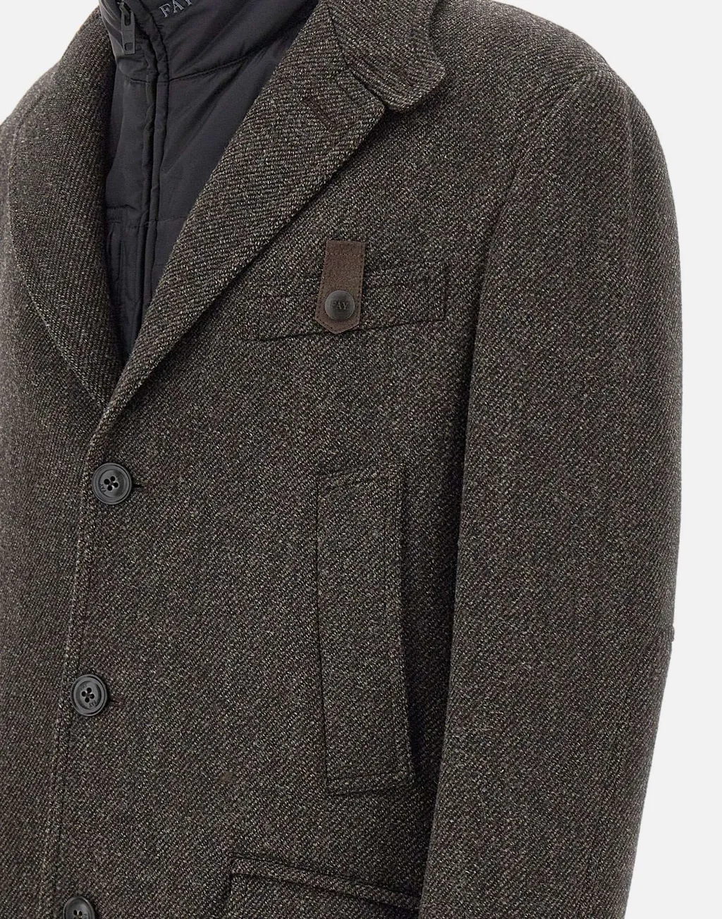 Double-Breasted Wool Coat
