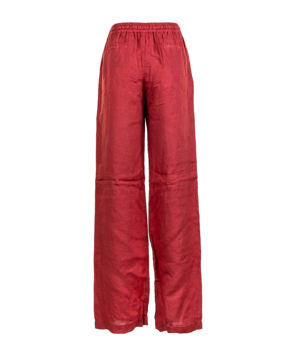 Elastic Waist Casual Pants
