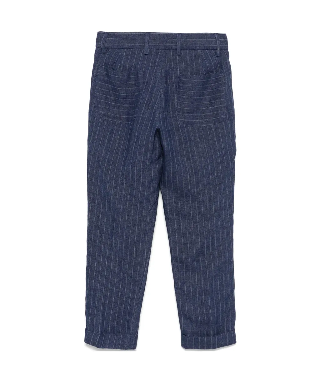 Pinstriped Trousers