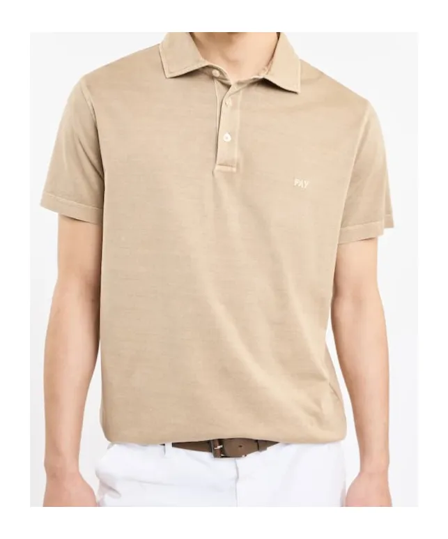 Frosted Jersey Polo Shirt
