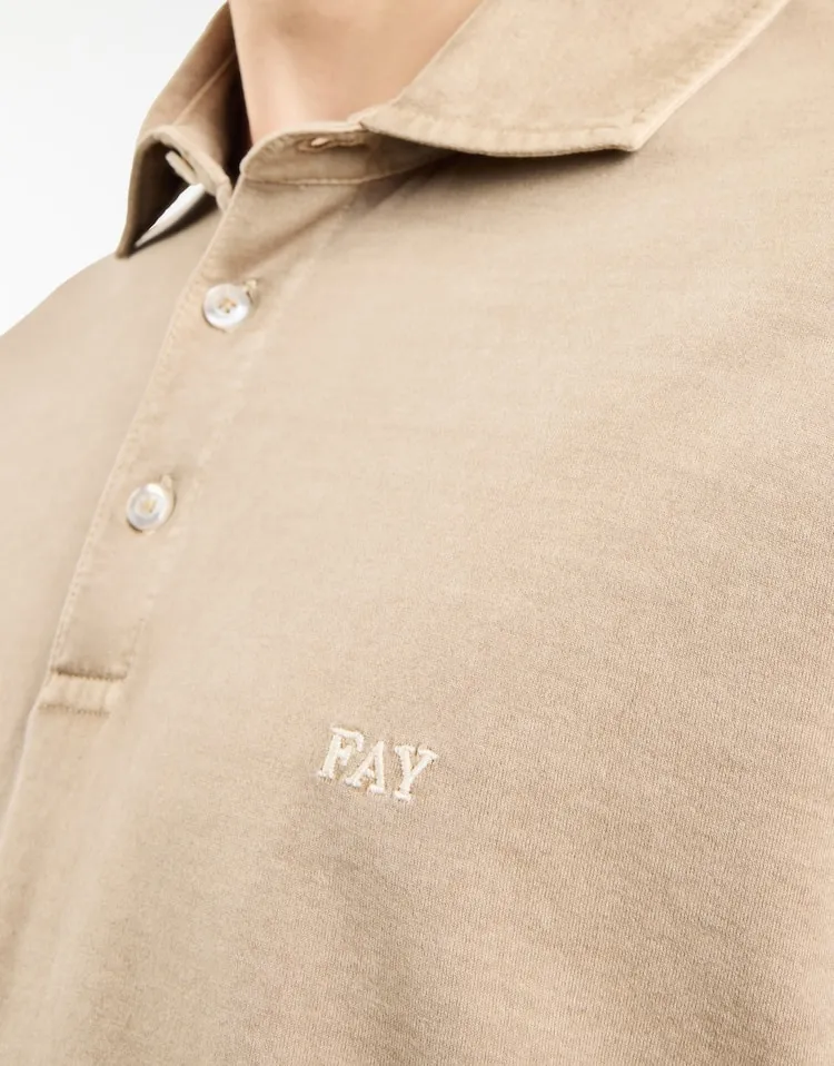 Frosted Jersey Polo Shirt