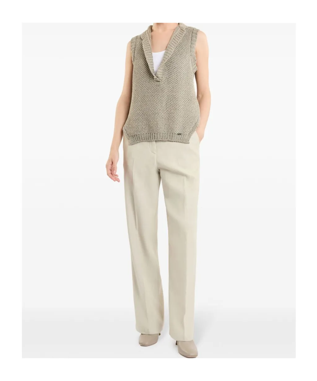 Plunging Neck Gilet