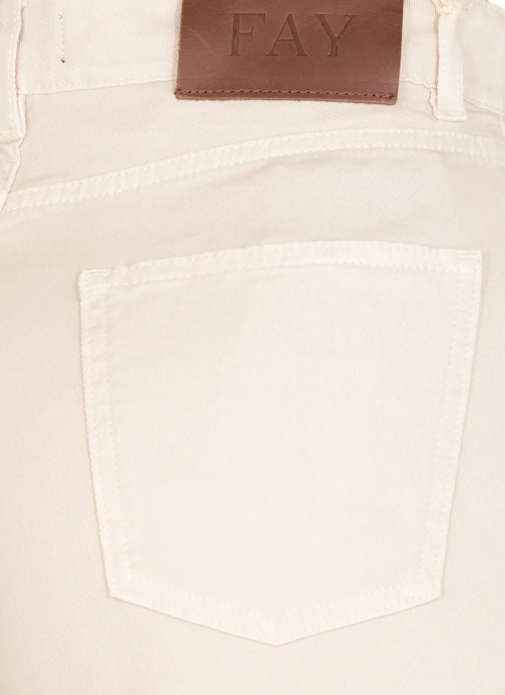 Frayed Hem Bermuda Shorts