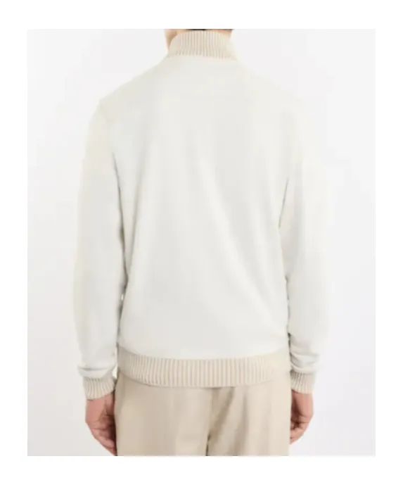 Ribbed Collar Jacket