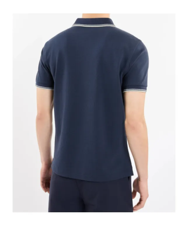 Striped Collar Polo Shirt