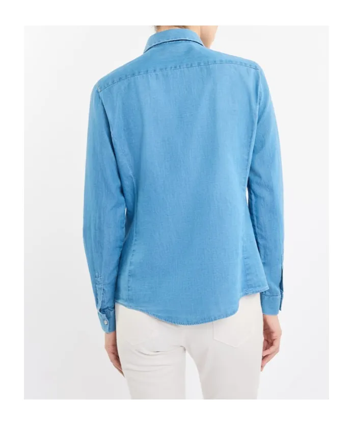 Button-Up Long Sleeve Top