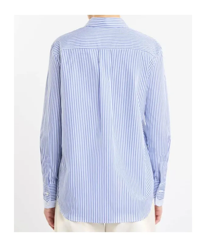 Striped Button-Up Shirt