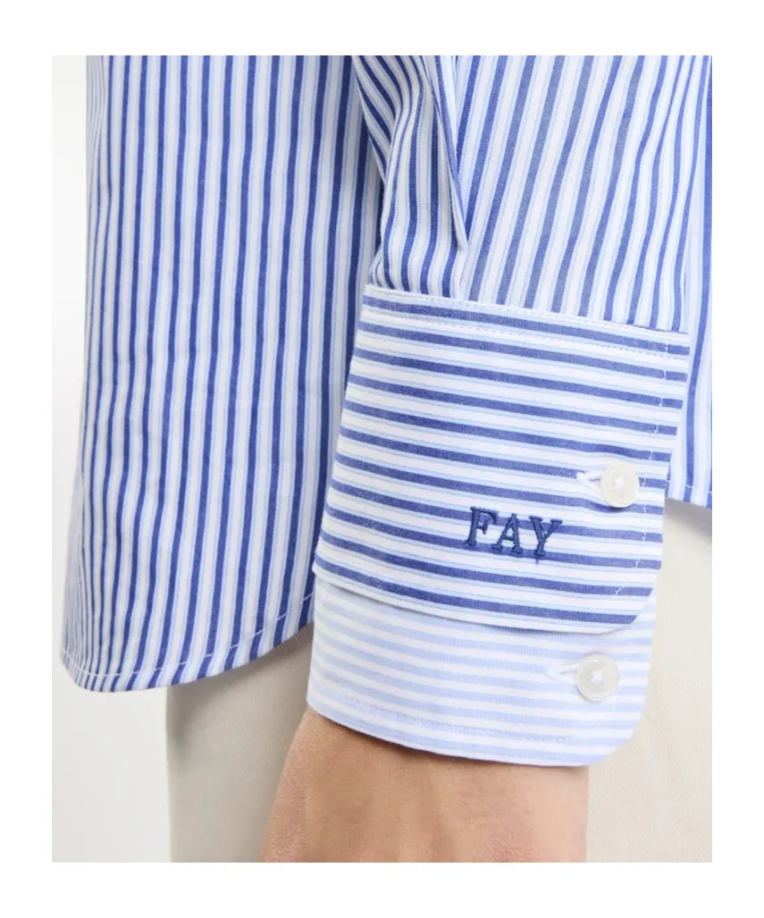 Striped Button-Up Shirt