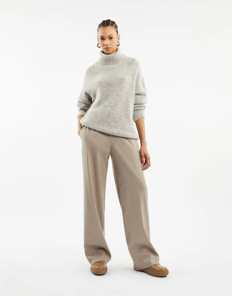 Straight-Leg Trousers