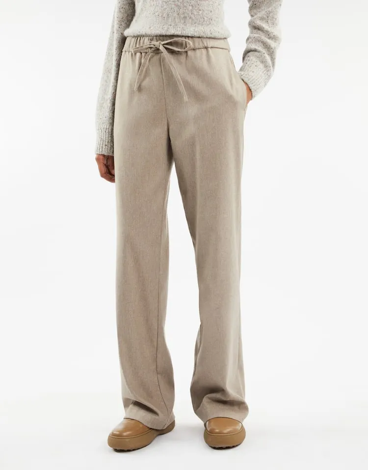 Straight-Leg Trousers