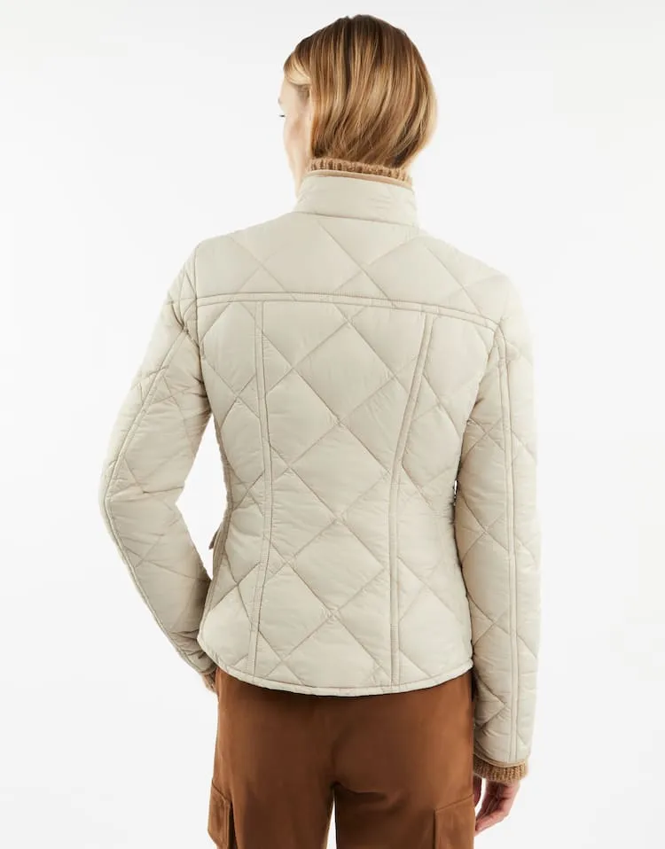 Diamond-Quilted Jacket