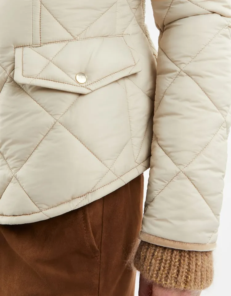 Diamond-Quilted Jacket