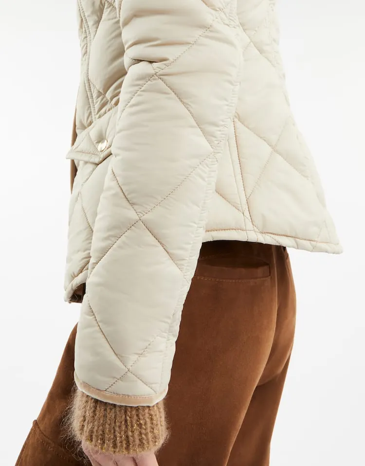 Diamond-Quilted Jacket
