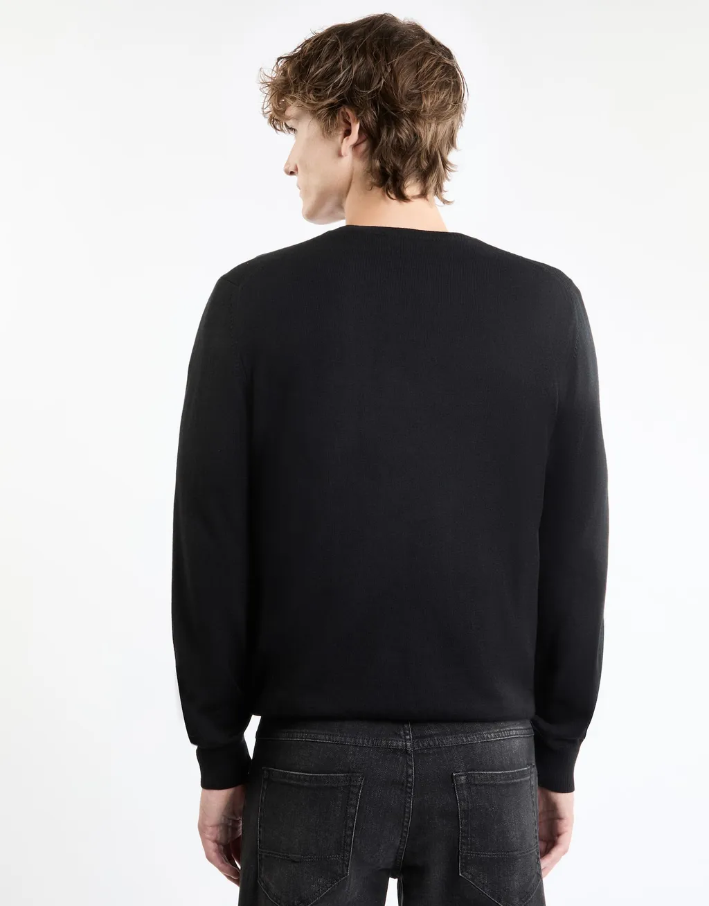 Ribbed Crewneck Sweater