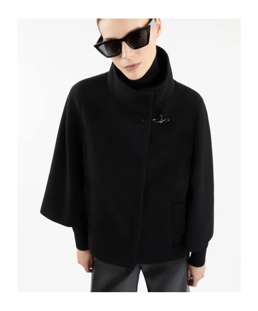 High Collar Cape Coat