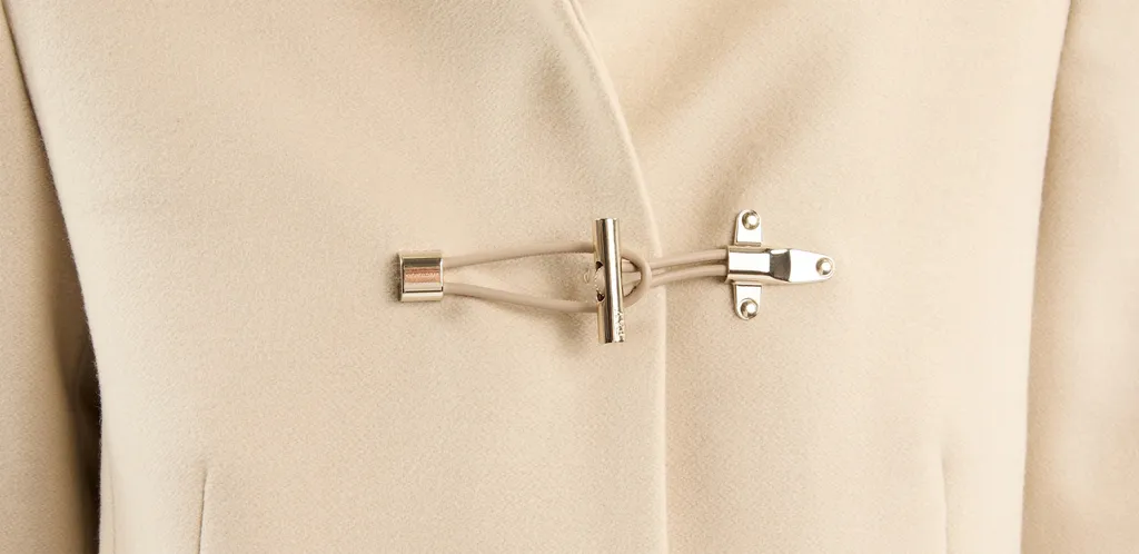 Long-Sleeved Hooded Coat