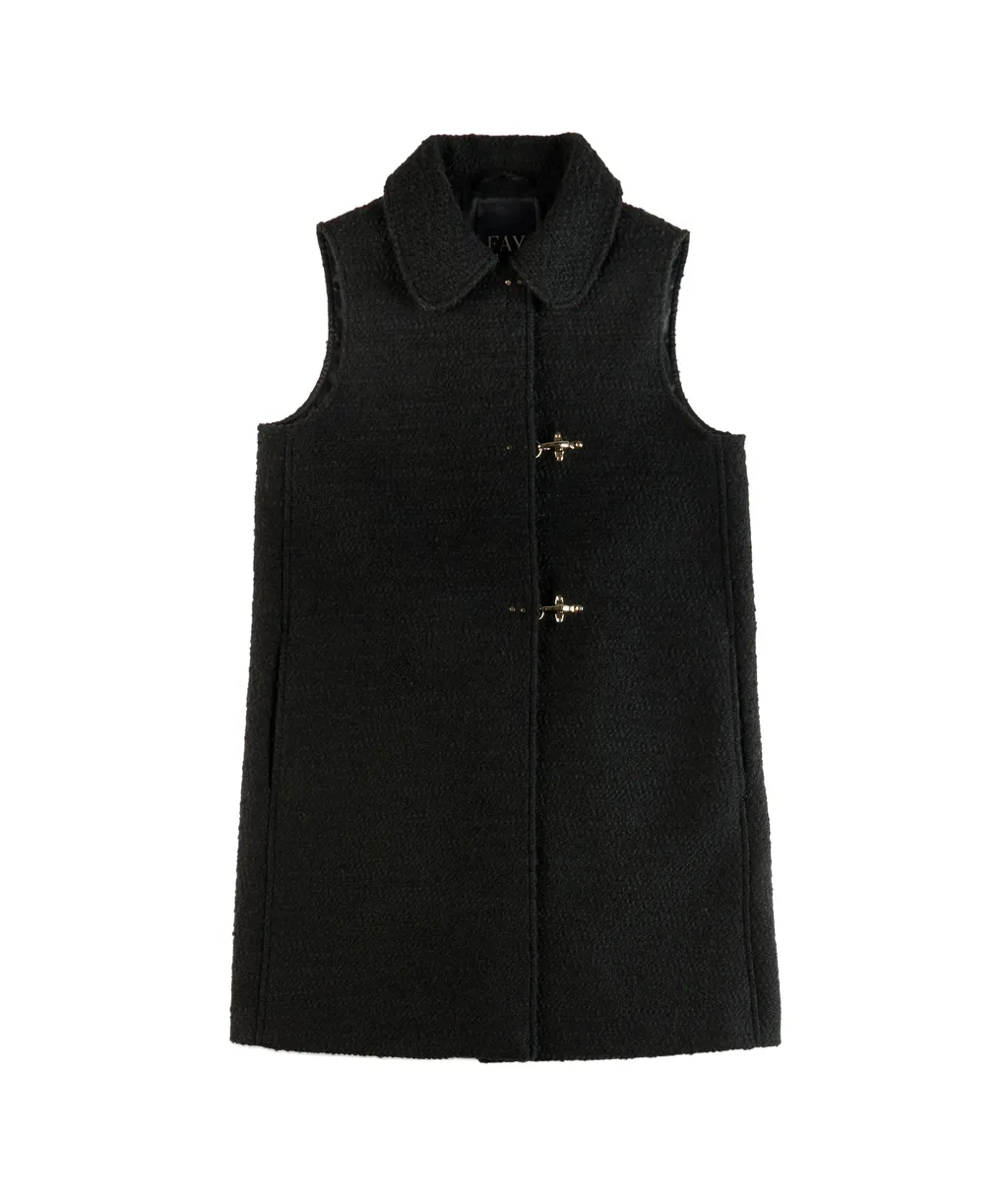 Ganci-Detail Textured-Finish Gilet