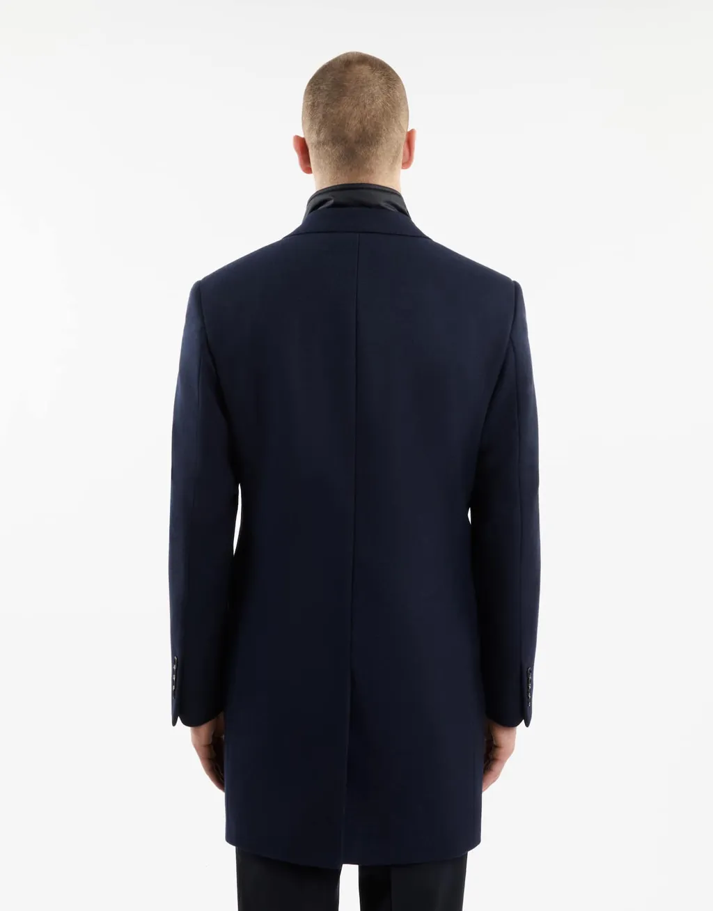 Layered Straight Hem Coat