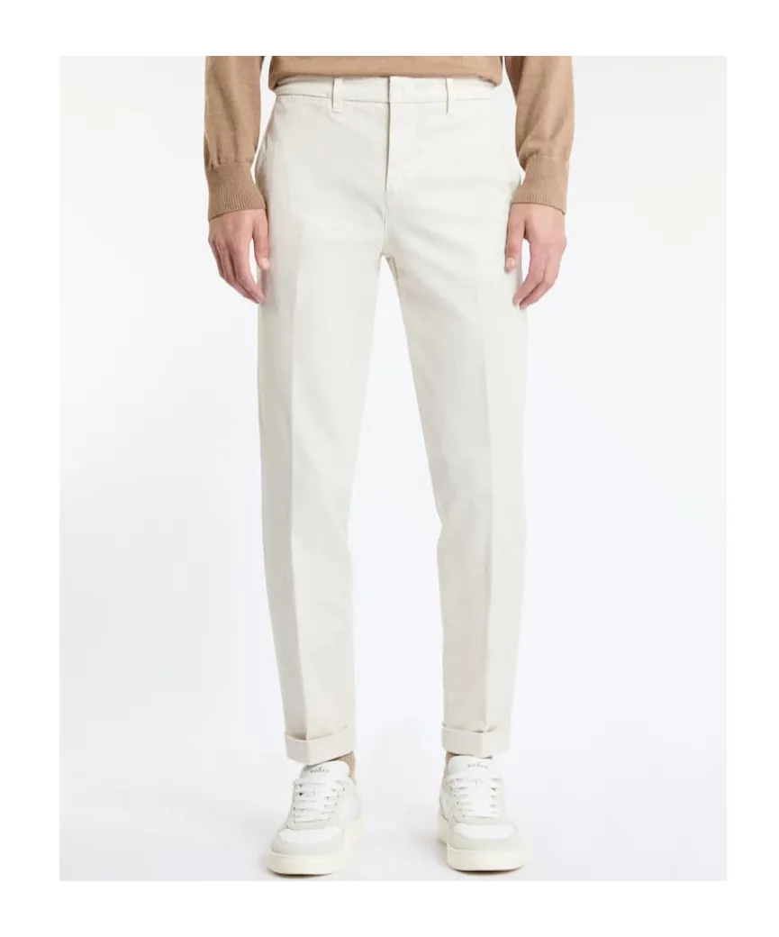 Slim-Cut Tailored Trousers
