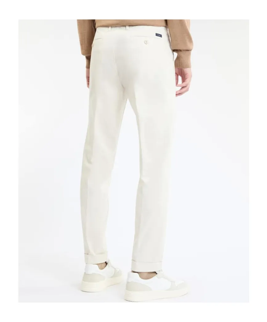 Slim-Cut Tailored Trousers
