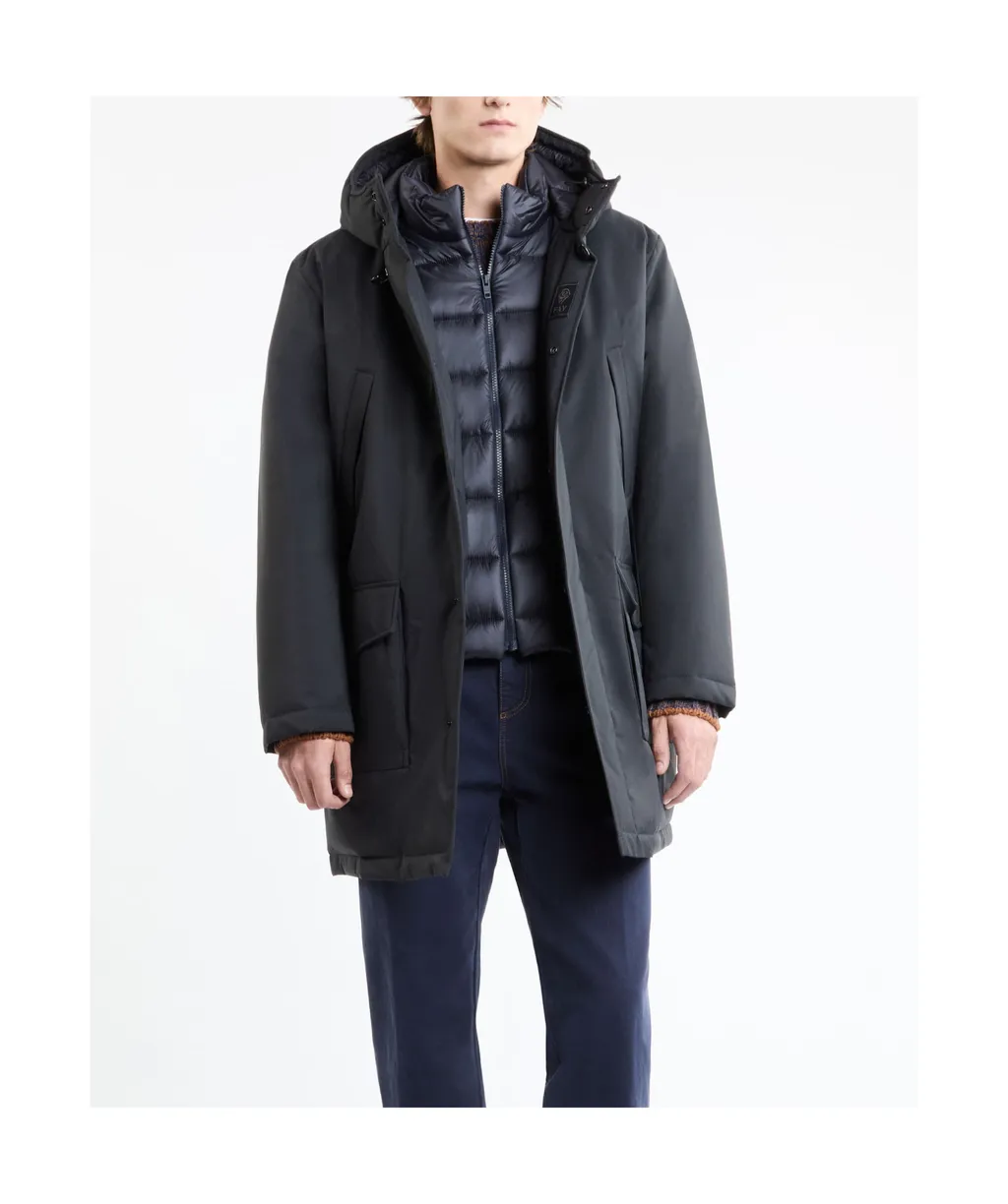 Technical Taffeta Parka Coat