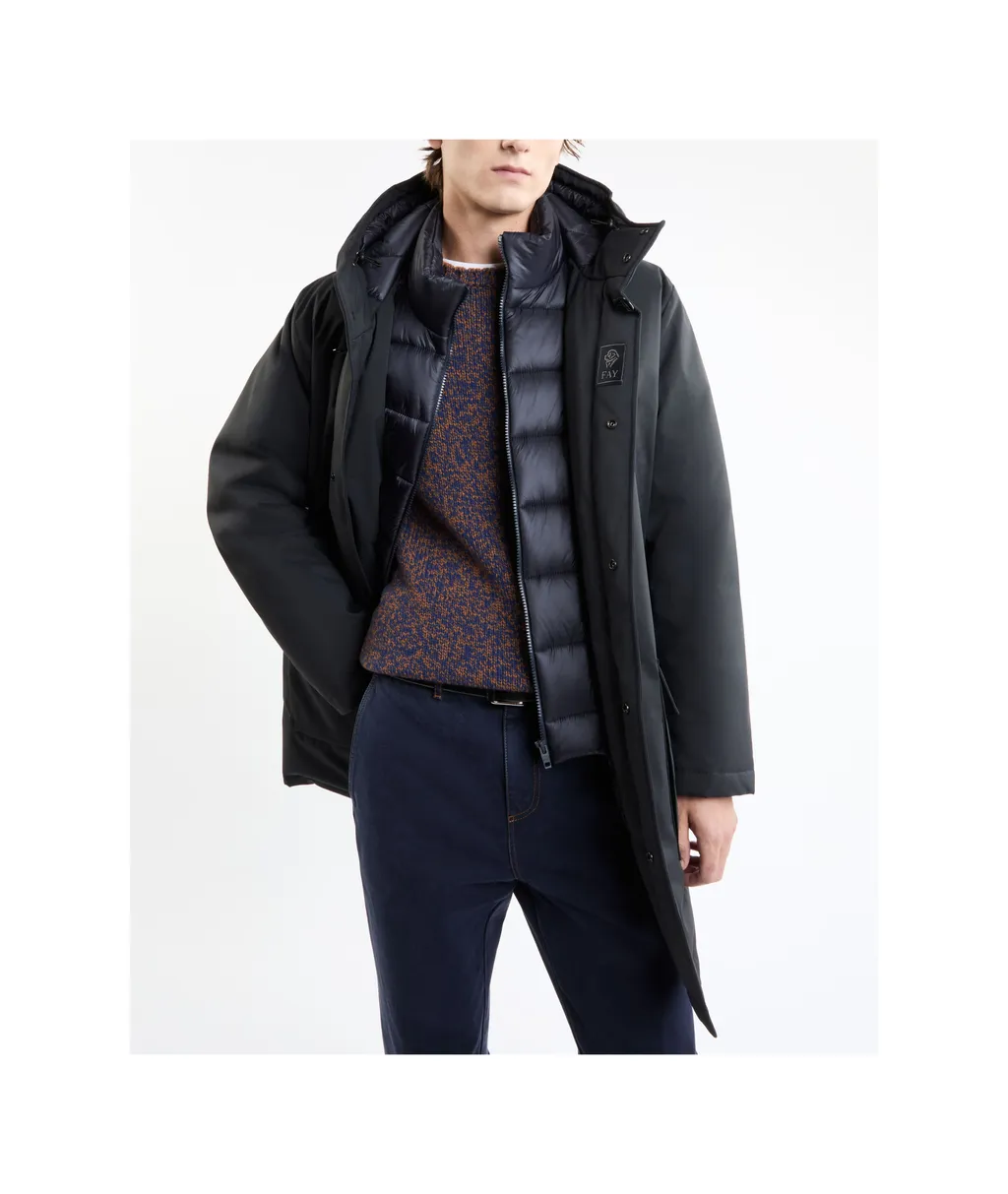 Technical Taffeta Parka Coat