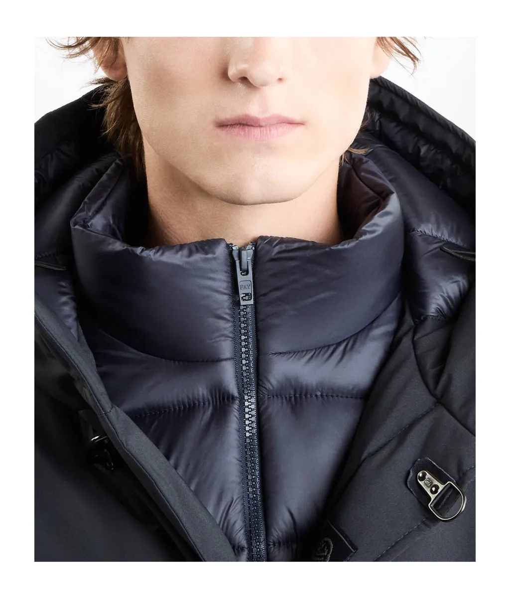 Technical Taffeta Parka Coat