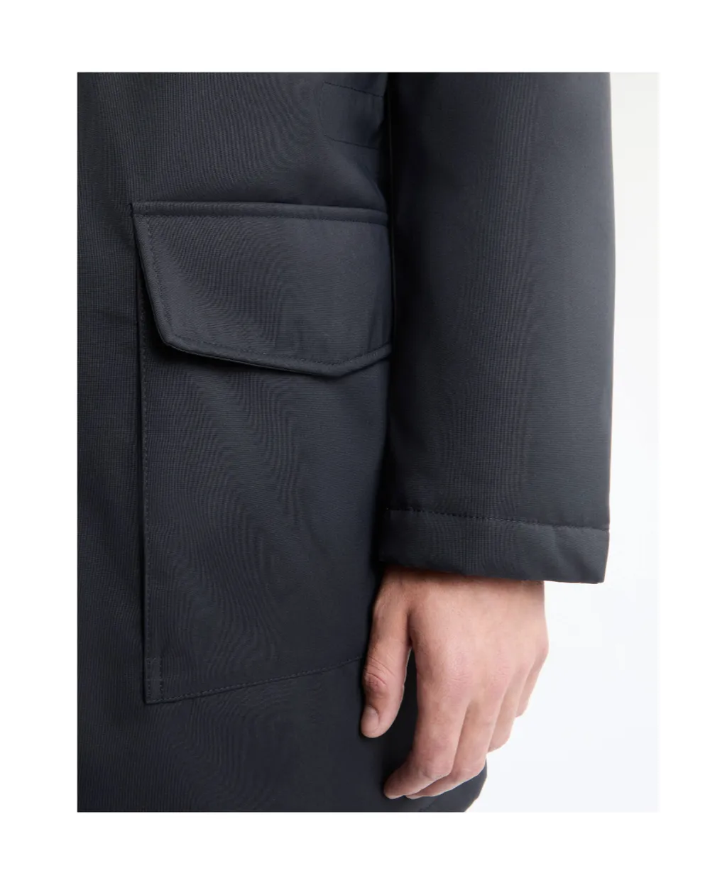 Technical Taffeta Parka Coat