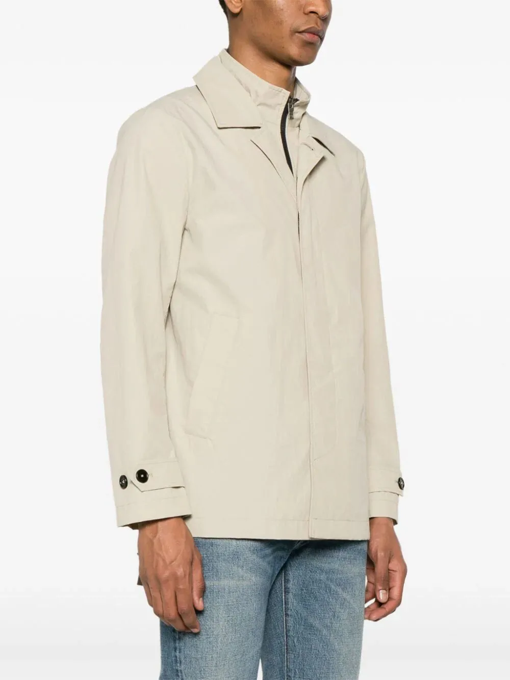 Long-Sleeved Lapel Casual Jacket