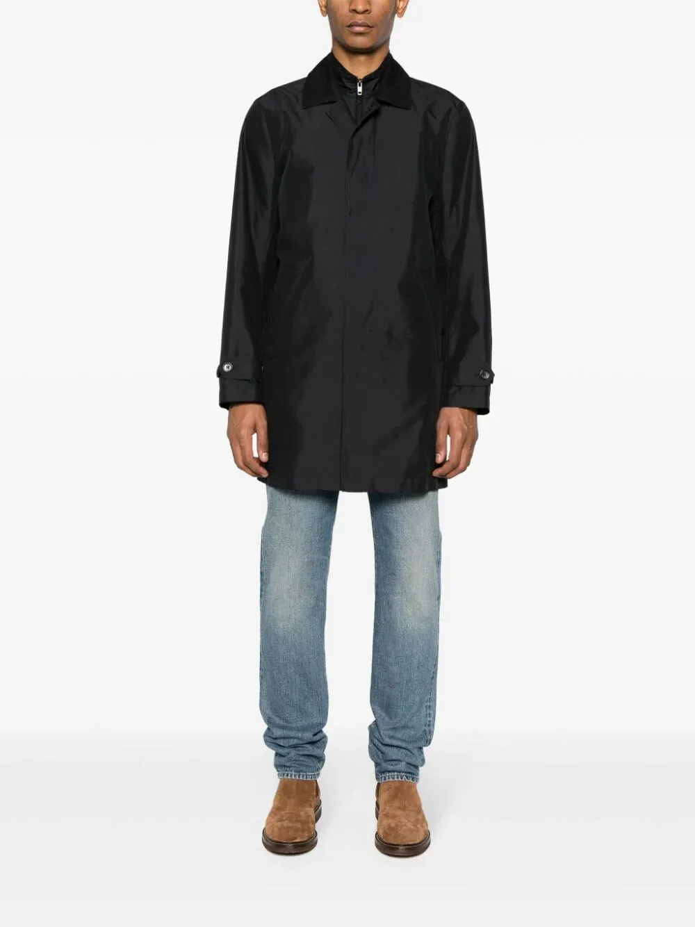 Long-Sleeved Lapel Casual Jacket