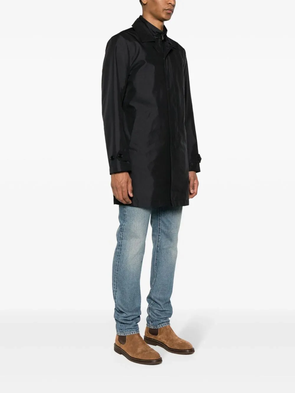 Long-Sleeved Lapel Casual Jacket