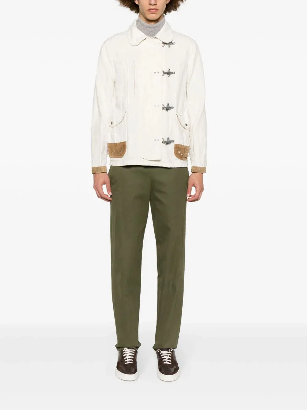 Gancini Flip-Lock Fastened Jacket
