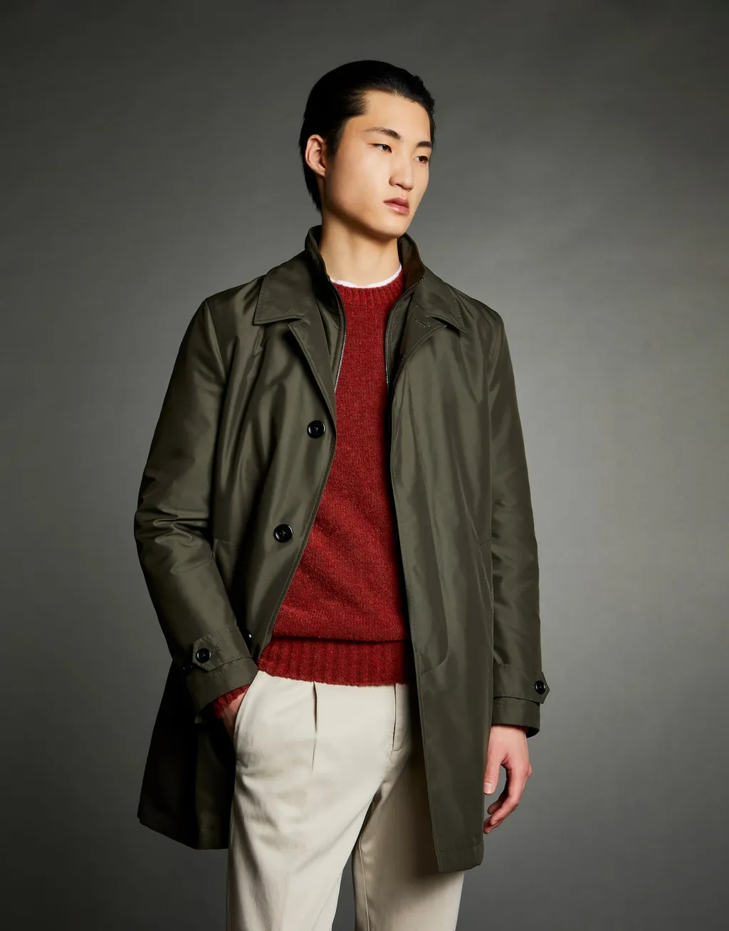 Single-Breasted Coat
