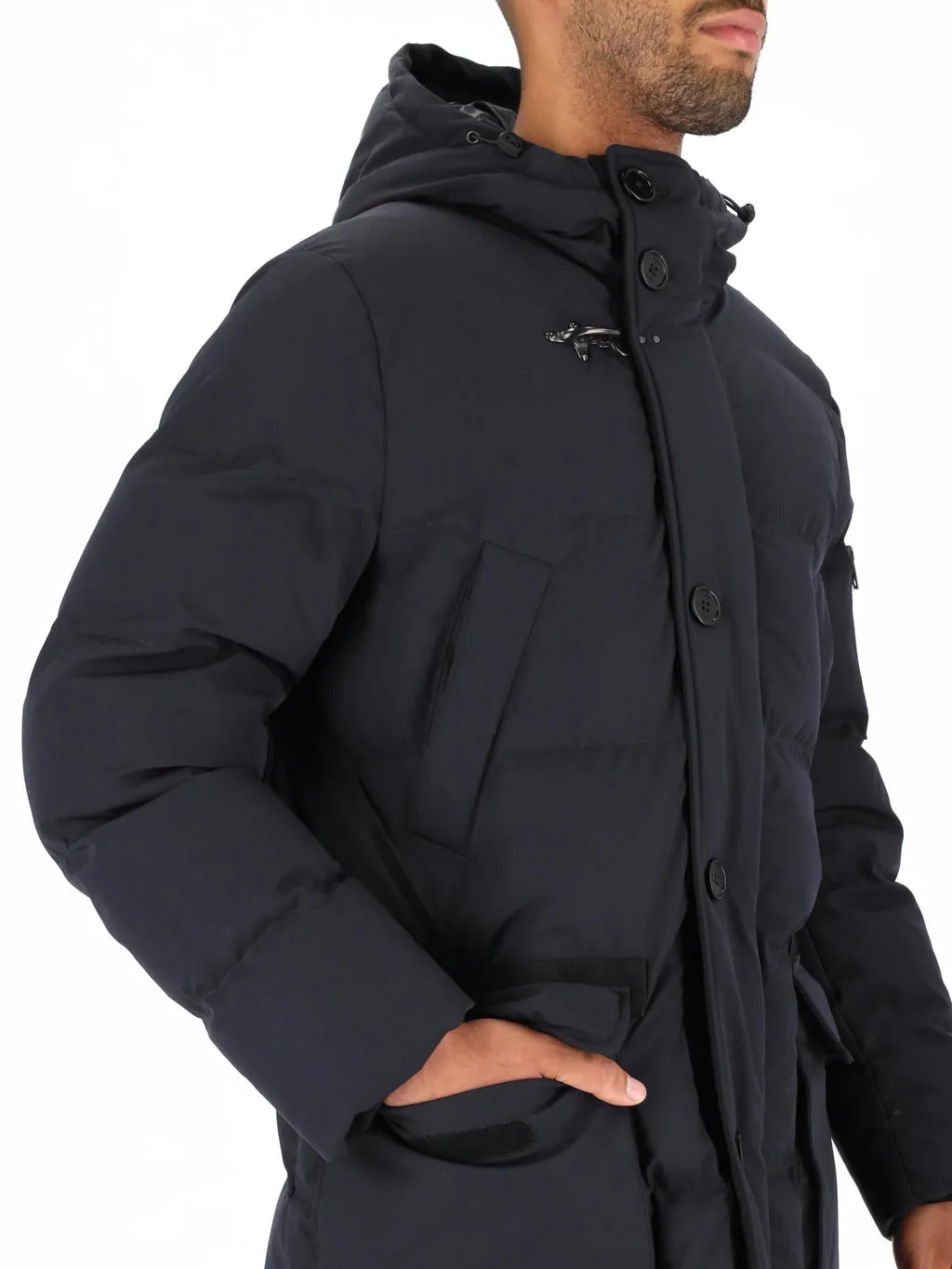 Quilted Parka Coat