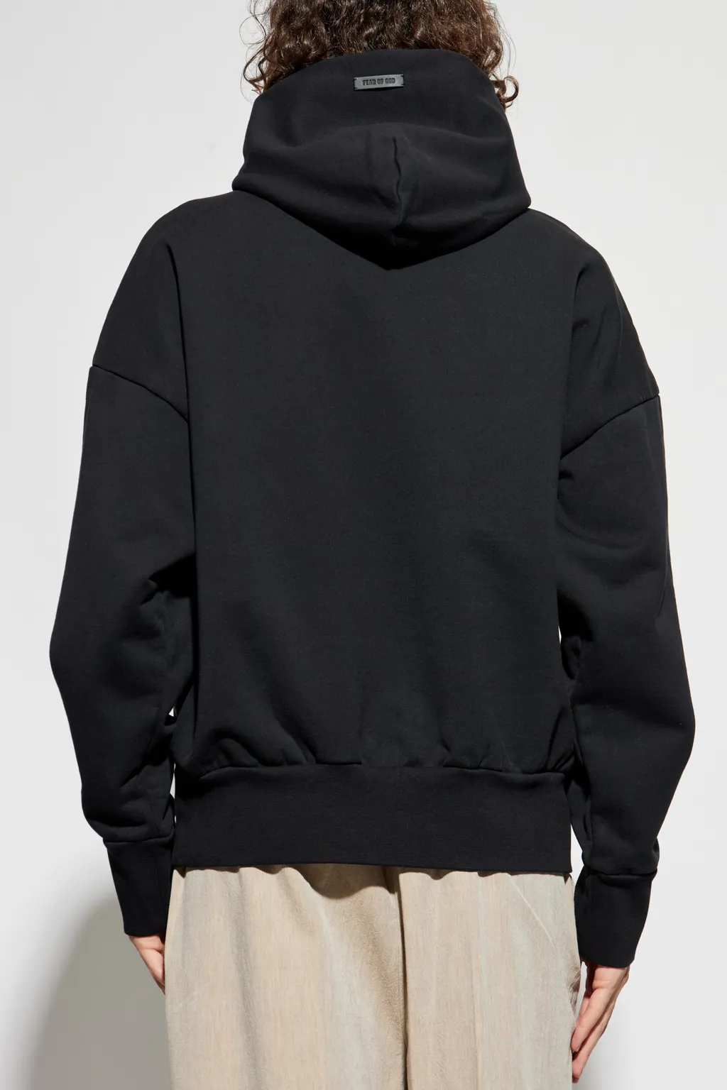 Dropped-Shoulder Long Sleeved Hoodie