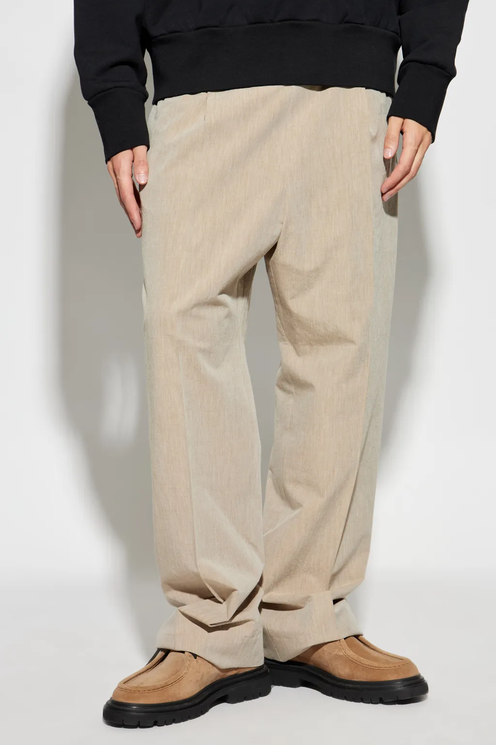 Pleat-Detailed Drawstring Trousers