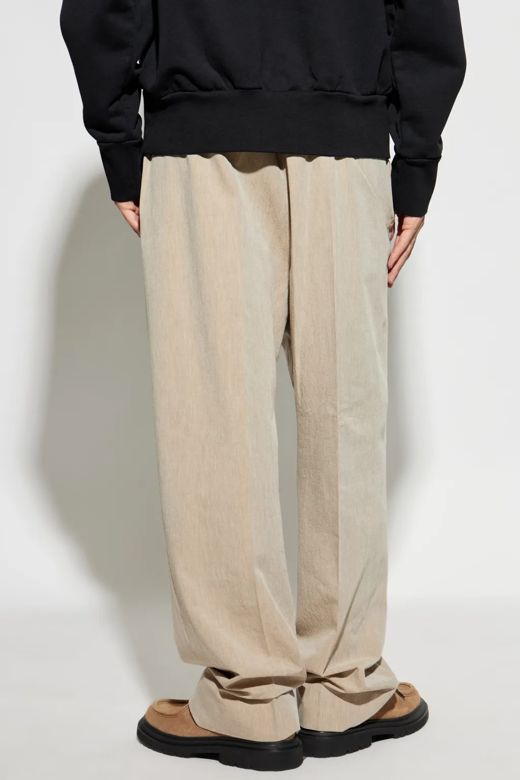 Pleat-Detailed Drawstring Trousers
