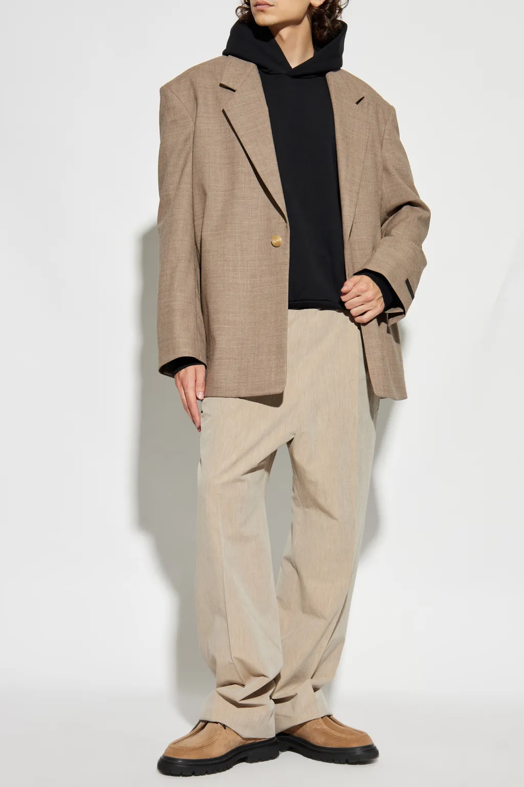 Pleat-Detailed Drawstring Trousers