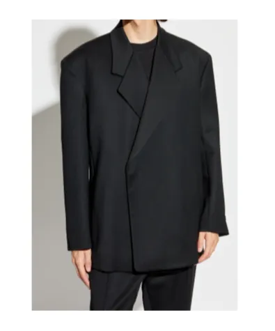 Double-Breasted Long Sleeved Jacket
