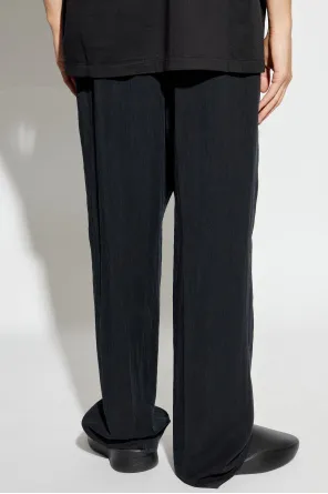Pleated-Front Drawstring Trousers
