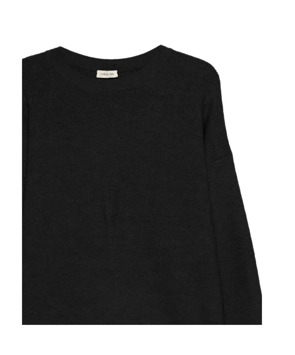 Ribbed-Knit Crewneck Jumper