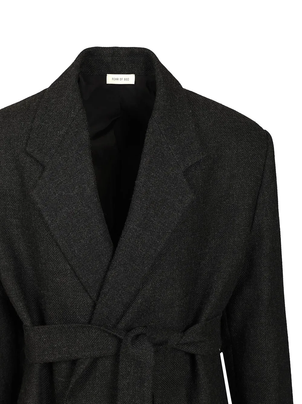 Belted Waist Relaxed Coat